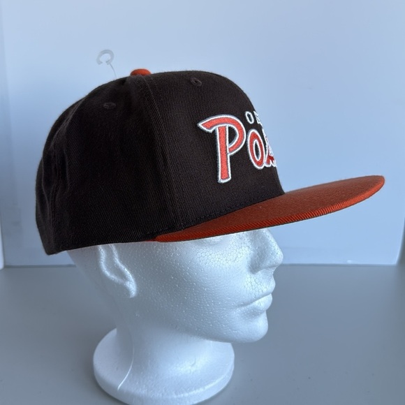 NWT Obey Brown and Orange Posse Snapback Hat Cap Wool Blend - Picture 3 of 9